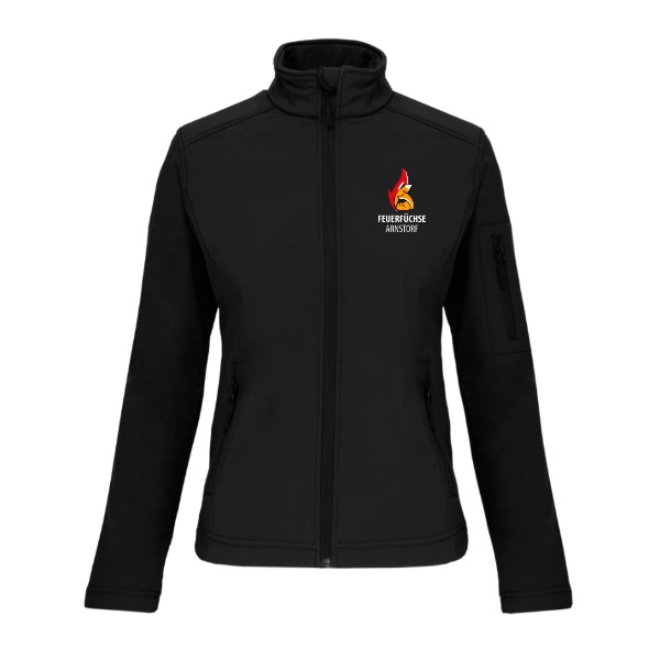 KARIBAN® Softshelljacke ohne Kapuze Damen