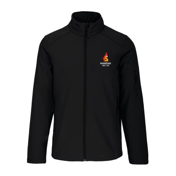 KARIBAN® Softshelljacke ohne Kapuze Herren